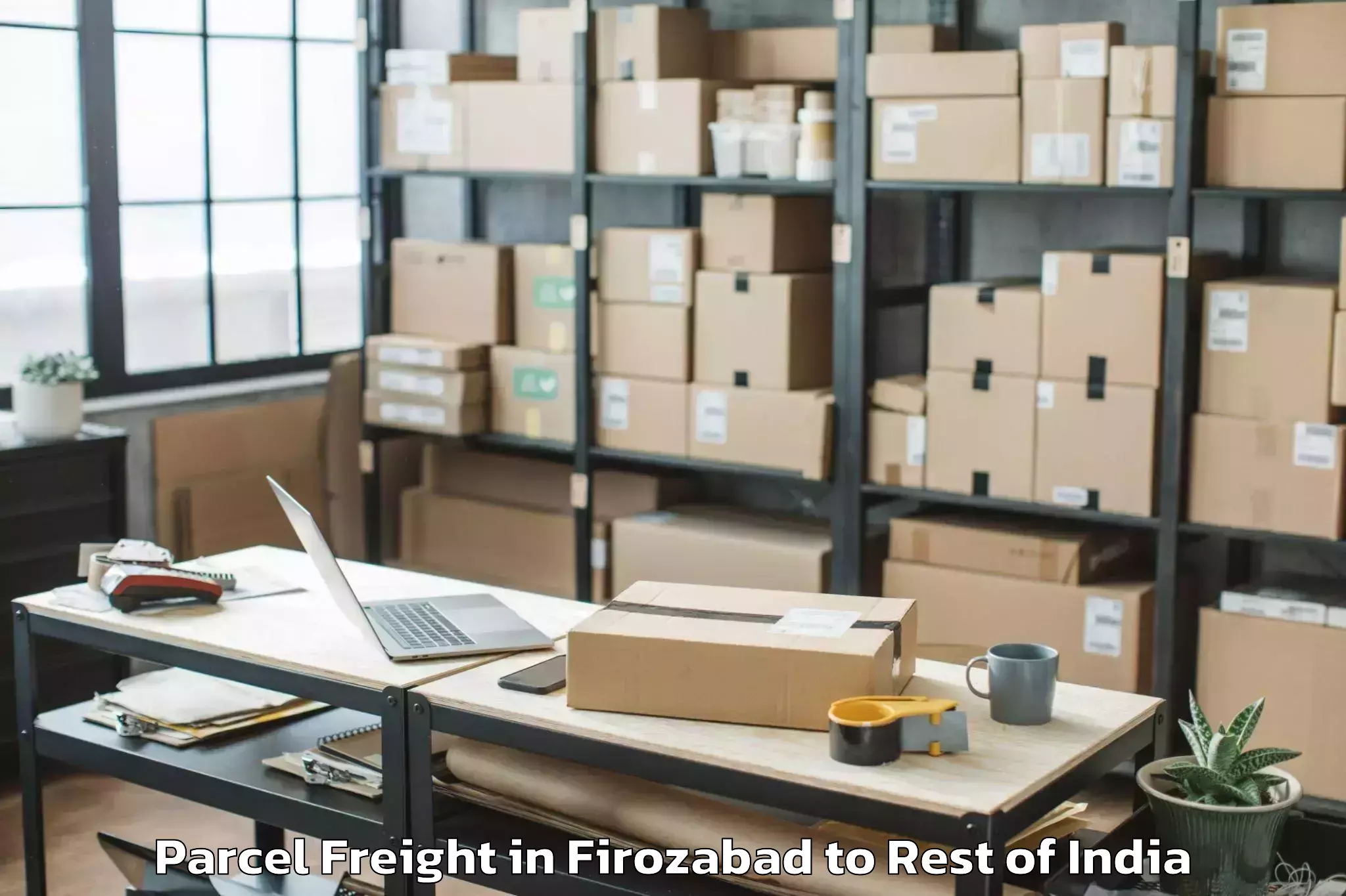 Top Firozabad to Lokeshwaram Parcel Freight Available